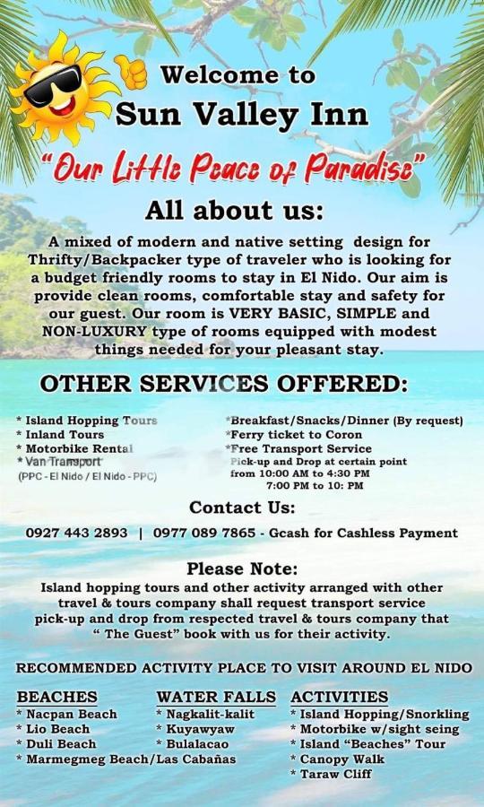 Backpackers Inn Gardenview Inn El Nido Buitenkant foto